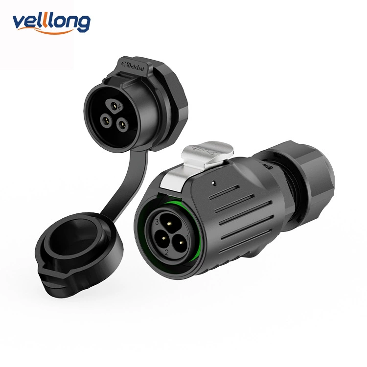 IP68 waterproof power socket connector EW-LP16 panel plastic 2/3/4/5/7/8/9 aviation plug