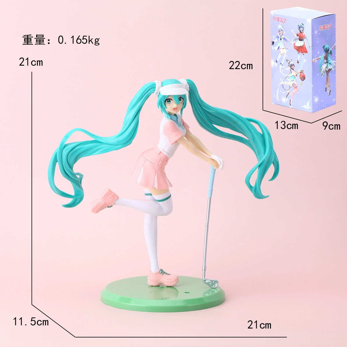 Фигура PVC (Хацунэ Мику) Модель две — 15–22 см милый настольный коллекционный предмет, множество поз