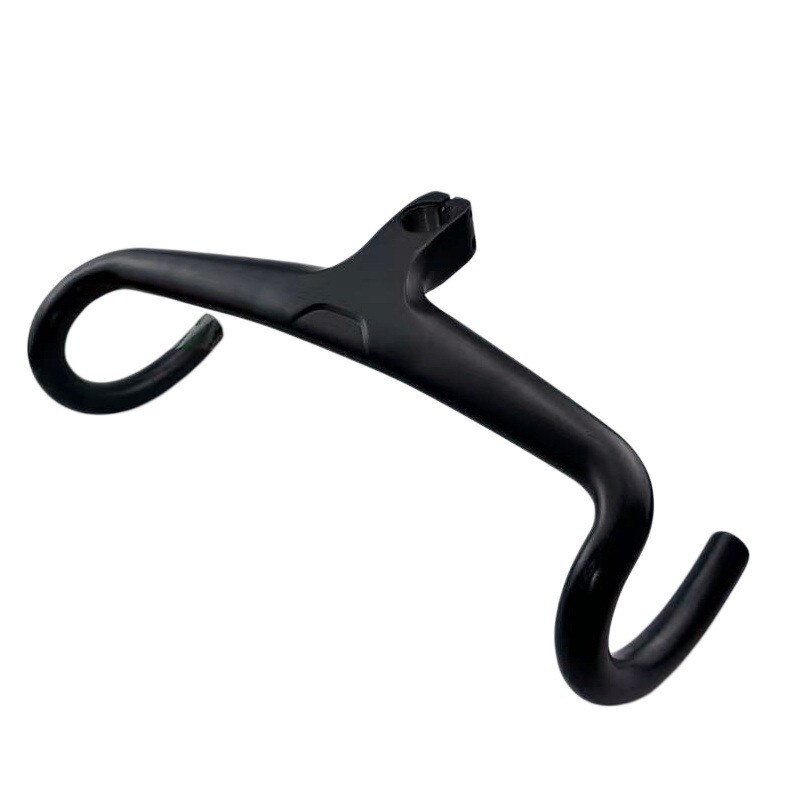 New Product Road Bike Bent Handlebars Made of Magnesium Aluminum Alloy, Wind-Breaking, Fully Integrated Internal Cable Routing, Integrated Handlebars for Road Bikes