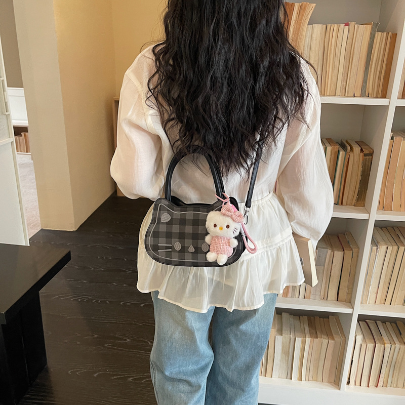 Girl 's Style lindo bolso de mano de dibujos animados para mujeres 2026 verano nuevo simple bolso de viaje diario image 2