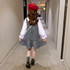 Small princess costume, set, spring dress, skirt, Chanel style, suitable for teen