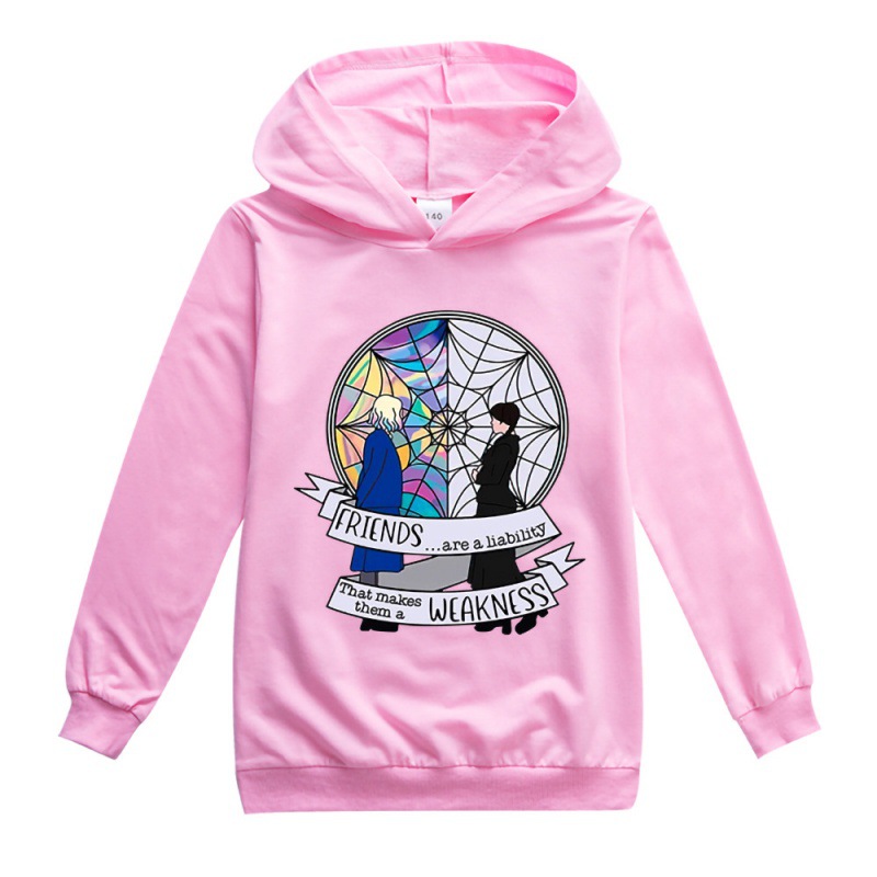 Wednesday Addams size 100-170 children's sweatshirt/hoodie H2004A