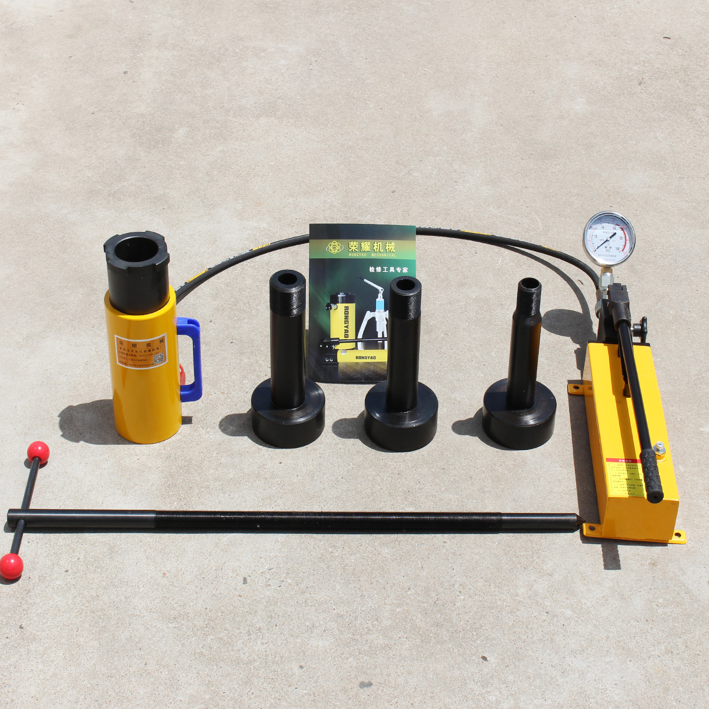 销售20T42T电厂耦合器液压拉马70吨液力耦合器专用拆卸工具水泥厂