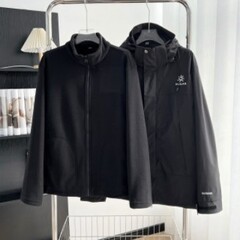 户外冲锋衣男三合一可拆卸抓绒内胆保暖两件套山系登山服男装外套