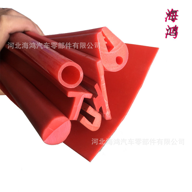 工厂直销硅胶耐高温密封条蒸箱烤箱布袋除尘器硅胶密封条