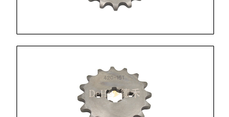 ATV beach buggy kart modification parts 420 small flywheel front sprocket engine output transmission sprocket
