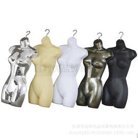 现货批发人体模型女模特展示架泳衣衣架婚纱加厚假人半身片模