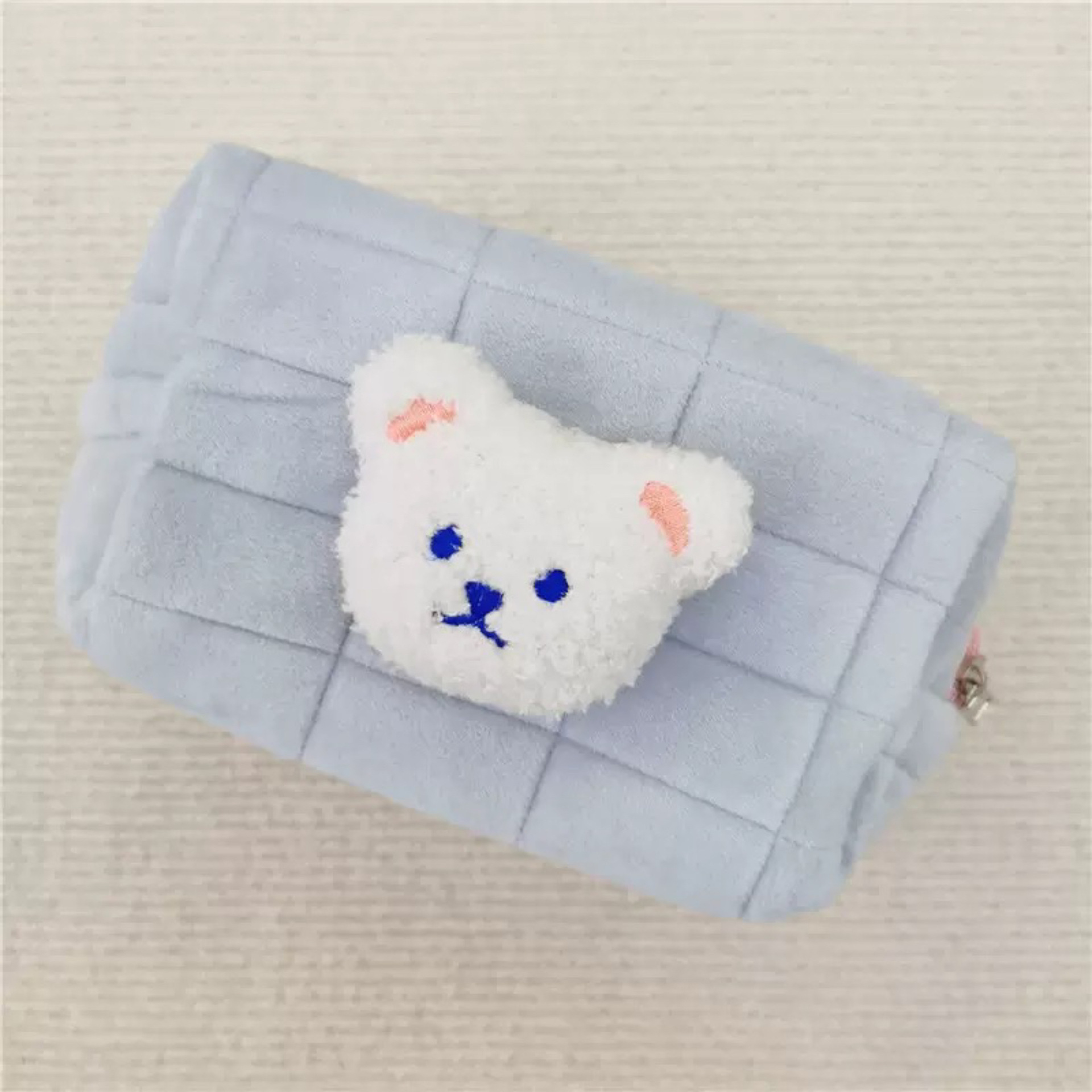 백곰 블루 가방