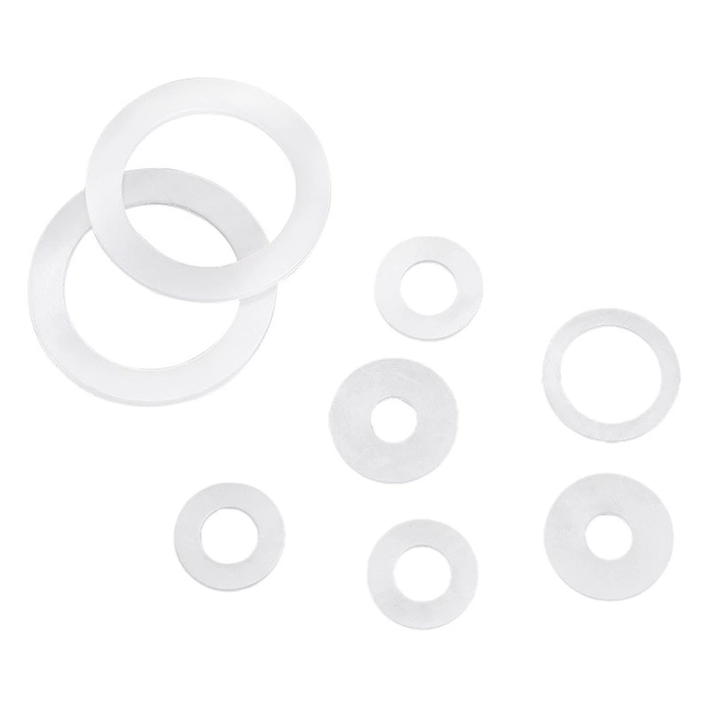 Производители в наличии оптом белые нейлоновые прокладки крепежные детали аксессуары изоляционная пластиковая плоская Подушка смазочная пластиковая прокладка