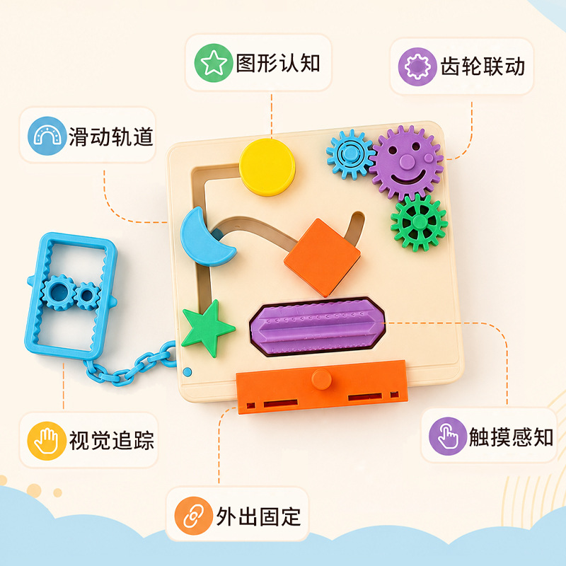 Juguetes geométricos para niños cognitivos de educación temprana práctica capacidad de observación forma de color juguetes interactivos puzzle de educación temprana