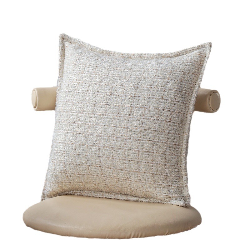 Crema almohada de estilo medieval sofá sala de estar de alta calidad asiento almohada retro mirad ventana flotante almohada desmontable