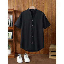 O 71761 Solid cardigan men's shirts ��ɫ������ʿ�����羳