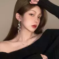 Sophisticated earrings, light luxury style