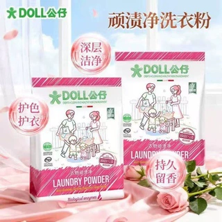一件代发DOLL公仔顽渍净洗衣粉免手搓去污渍除菌除螨3倍洁净A公仔