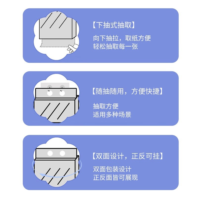 マンフラワーハンギングトイレットペーパー吊り下げ式トイレットペーパー家庭用ハンドタオルトイレットペーパー大パックフラットトイレットペーパータオル|undefined