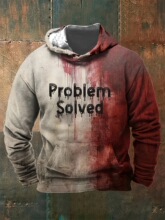 X 10810 Halloween Print Men Hoodie ��ʥӡ������ñ��