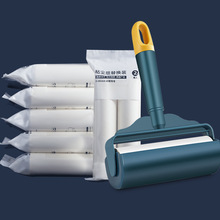 撞色粘毛器滚筒式可撕式可替换卷纸家用便携式衣服宠物除毛刷毛器