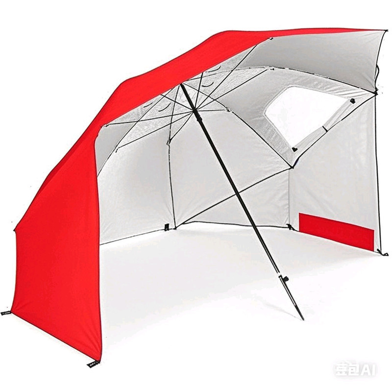 Paraguas de tienda de playa portátil Carpa multifuncional personalizada Camping al aire libre Paraguas de pesca grande Paraguas