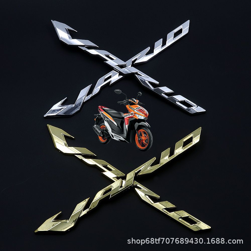 Ventas calientes del sudeste asiático scooter motocicleta VARIO etiqueta de automóvil 3D etiqueta de automóvil de plástico ABS personalidad modificación