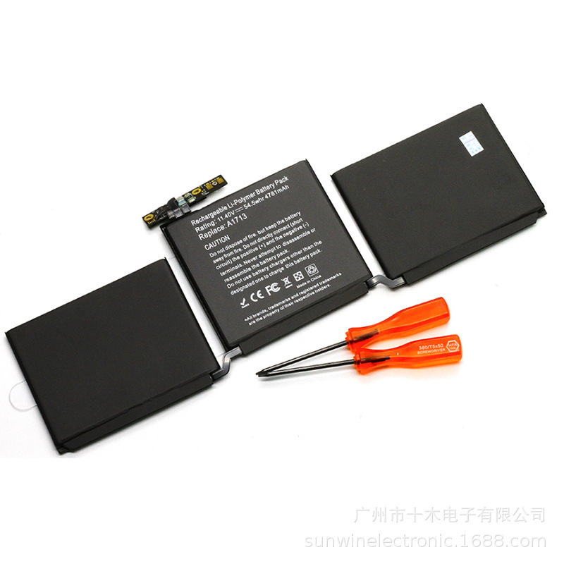 Applicable to Apple notebook MACBOOK PRO13-inch A1708 A1713 battery L42 XT2 XQ2