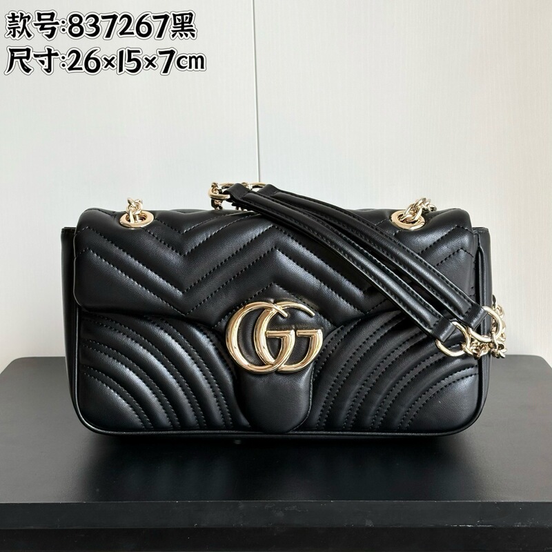 Small to medium-sized Marmont G logo shoulder bag, handbag, underarm bag, chain bag, high-quality leather handbag Small to medium-sized Marmont G logo shoulder bag, handbag, underarm bag, chain bag, high-quality leather handbag