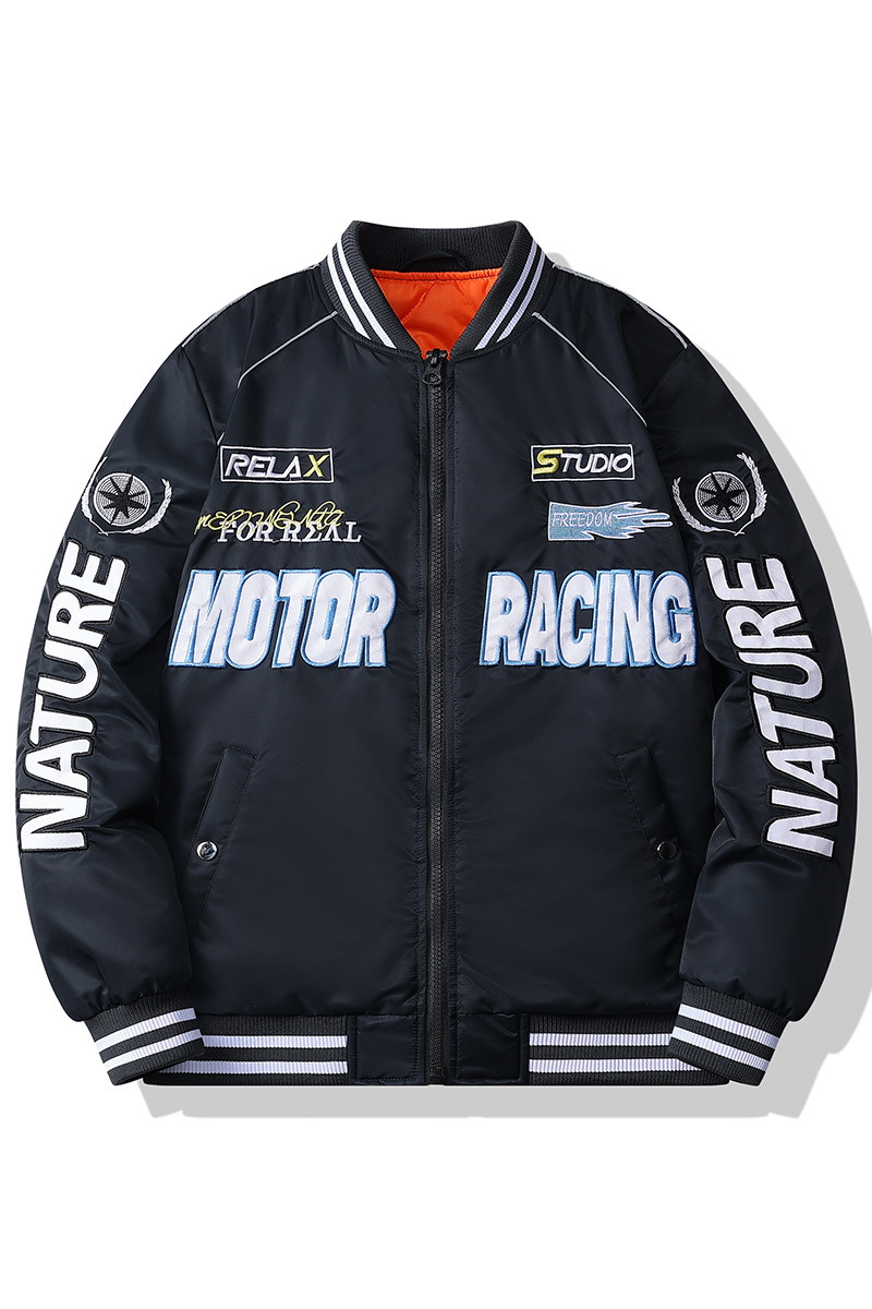 Giacca in pelle PU da motociclista americano da uomo autunno e inverno, spesso cotone di alta qualità, marchio alla moda Pi Shuai_voghion.com