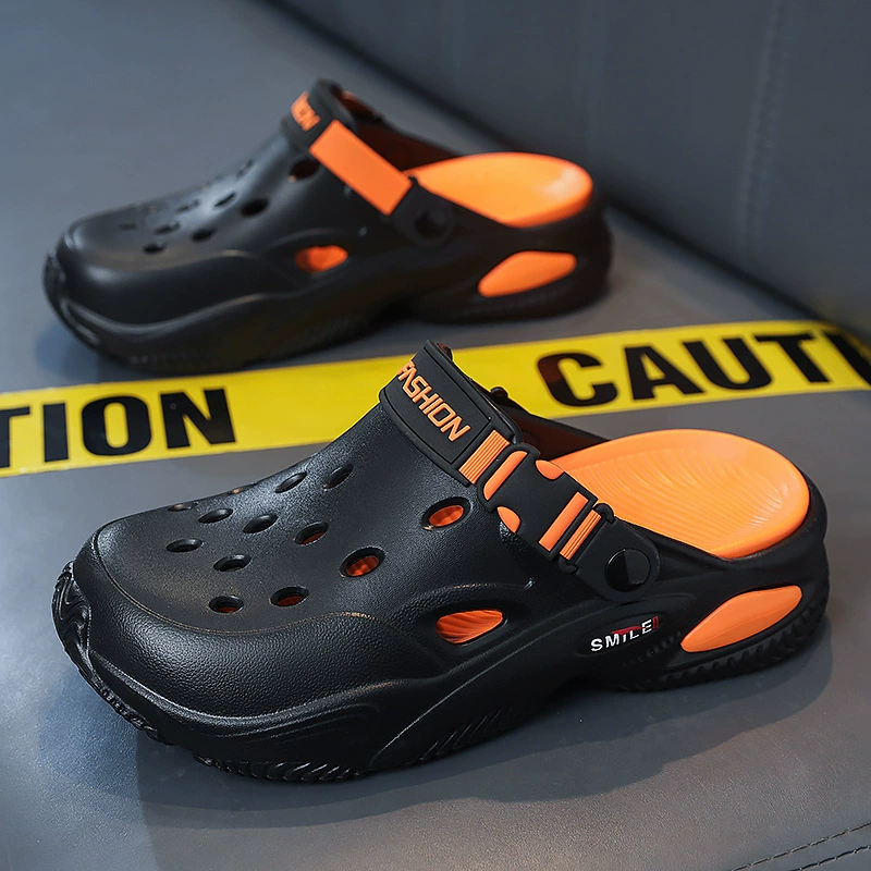 Мужская обувь из крокодиловой кожи, новые летние сандалии большого размера, модная мужская уличная пляжная обувь, домашняя и уличная обувь