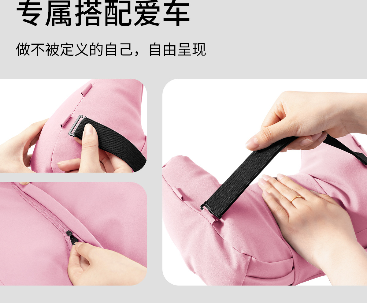 Avita 06/07/12 Car Headrest Neck Pillow Seat Back Cushion Car Lumbar Support Waist Protection Interior Supplies