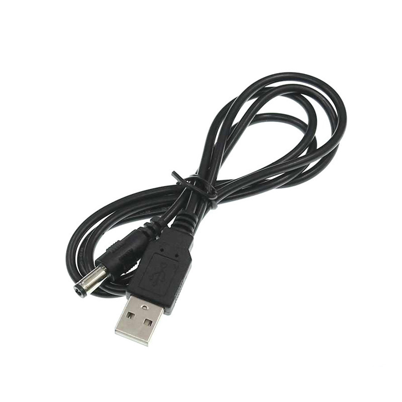 雨硕/usb回転dc 5.5*21/25/3.5*1.35丸穴丸頭充電線電源データ線給電線|undefined