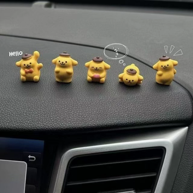 Смола Автомобиль Среднего управления украшением Компьютерный рабочий стол Крем Клей DIY подвеска Молоко Дракон Автомобиль Маятник Украшение