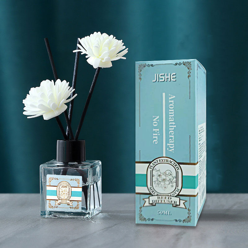 Customized Fire-Free Aromatherapy Essential Oil Hotel Home Living Room Bedroom Toilet Bathroom Deodorizing Air Freshener 50ml