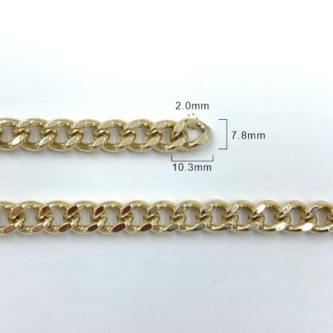 メーカーの卸売りは任意の長さのカバンチェーンの女性カバンチェーンの薄い金色の鉄のカバンチェーンを調節できます。|undefined