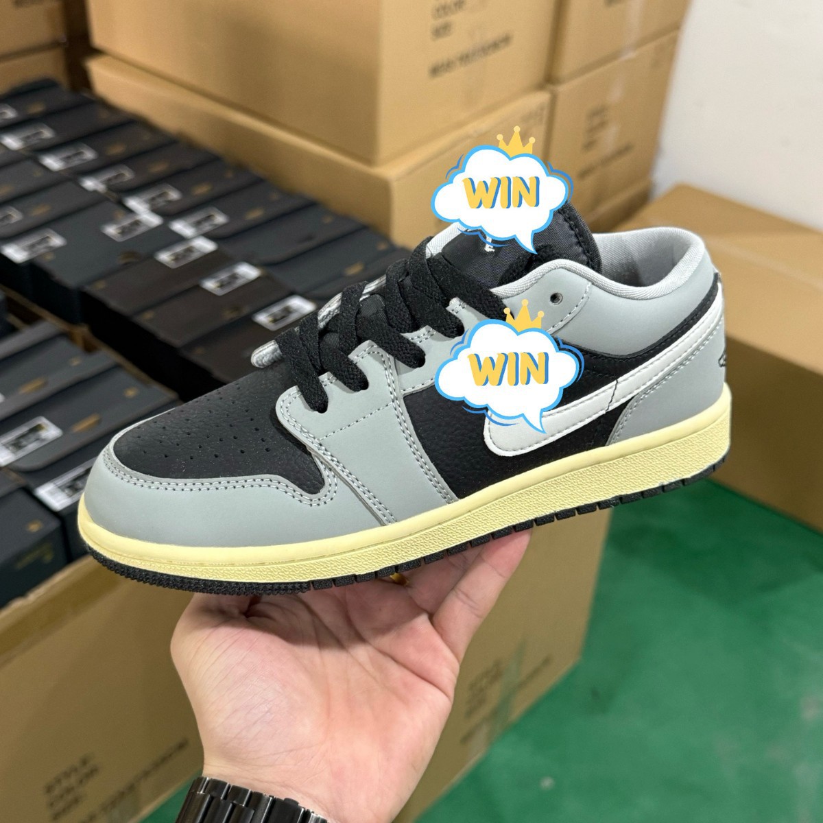 NK Air Jordan 1 Low AJ1 low-top comfortable breathable sports casual running shoes for men and women