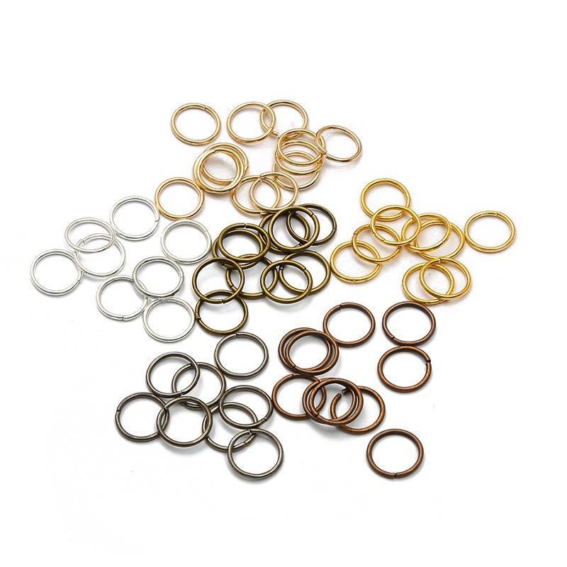 AliExpress 3-20mm Single Ring Open Ring Beaded Jewelry DIY Handmade Earrings Hair Accessories Hairpin Accessories