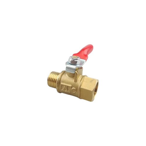 Red handle small ball valve double inner wire inner and outer wire double outer wire outer wire inner wire double intubation pneumatic air compressor valve