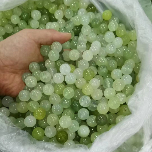 Fine natural Xiu jade jade Xiu jade loose beads bead separated Xiu rock jade bracelet DIY 6~20MM