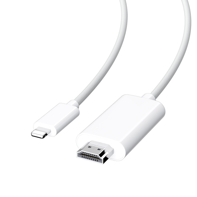 アップルの携帯電話をHDMI延長線に変換してHDMIを変換します。|undefined