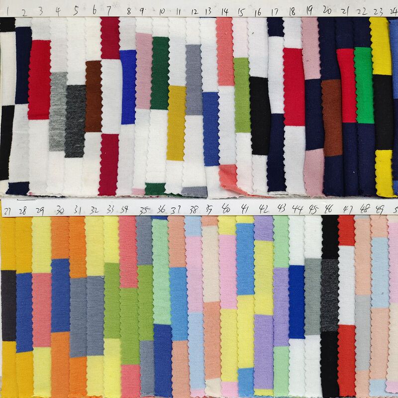 Yarn-dyed striped knitted fabric 4.5cm wide striped 32s fine cotton pull frame T-shirt fabric yarn-dyed striped cloth Yarn-dyed striped knitted fabric 4.5cm wide striped 32s fine cotton pull frame T-shirt fabric yarn-dyed striped cloth
