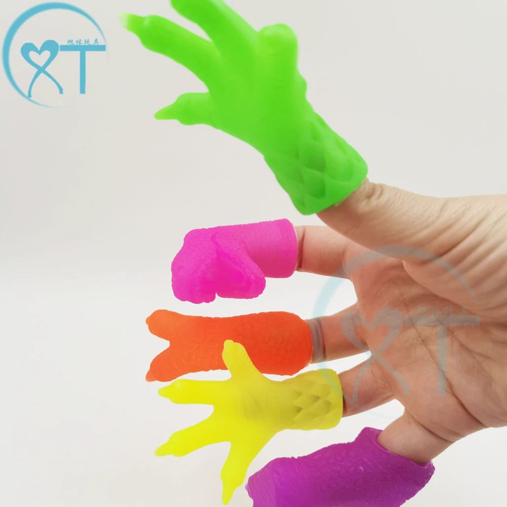 Трансграничный Новый виниловый кран для игрушек на пальцы, коготь дракона, палец, новый странный Забавный трюк, игрушка оптом, горячая распродажа