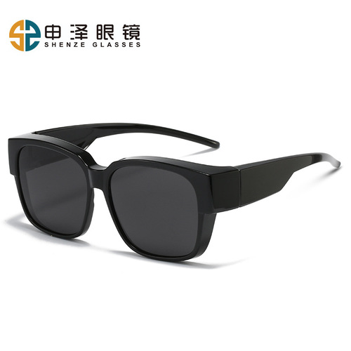 Newest rimless myopia sunglasses, polarized and UV-protective—simple, driver-friendly design, same style as men's version