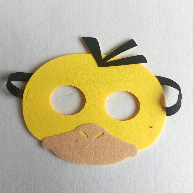 Dibujos animados para Niños dibujos animados fiesta rendimiento elfo fieltro máscara padre-hijo mascarada disfraz máscara de ojos decoración de la cara