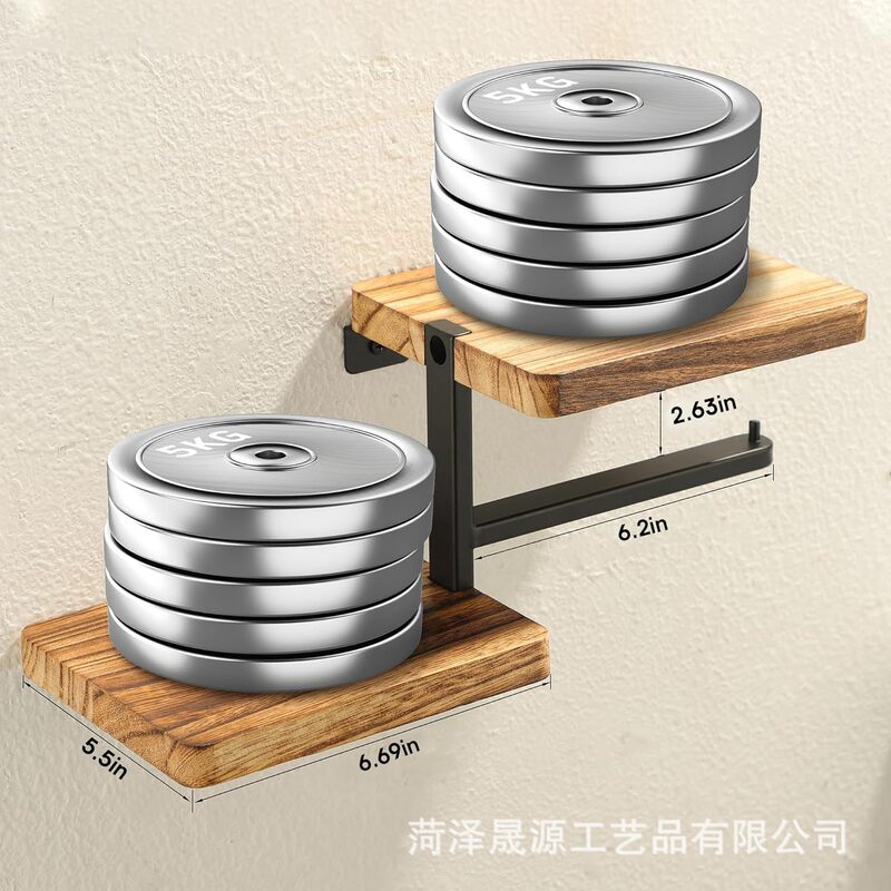 現物壁掛け紙棚実木国境を越えた鉄芸ティッシュ棚浴室ホテルトイレ棚ロール紙棚|undefined
