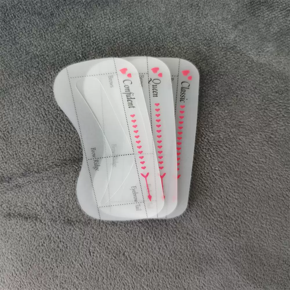 Трансграничные горячие продажи 3 шт. Силиконовые мягкие карты для бровей ленивая молочница карта молочница артефакт наклейки для бровей форма бровей инструменты красоты европейские и американские