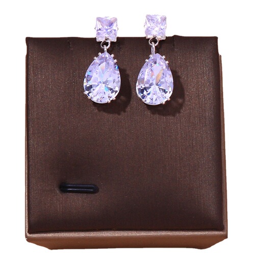 Amazon Simple Jewelry Set Bridal Accessories Wedding Necklace Earrings Set