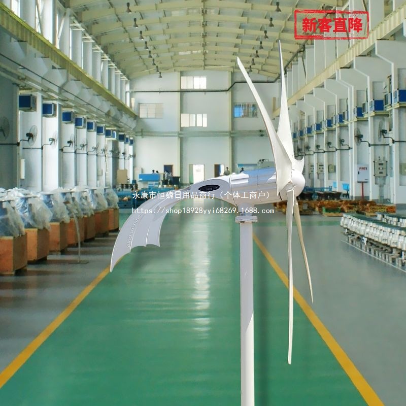 型风力发电机防水可充电蓄电池交流款户外风力发电机环！