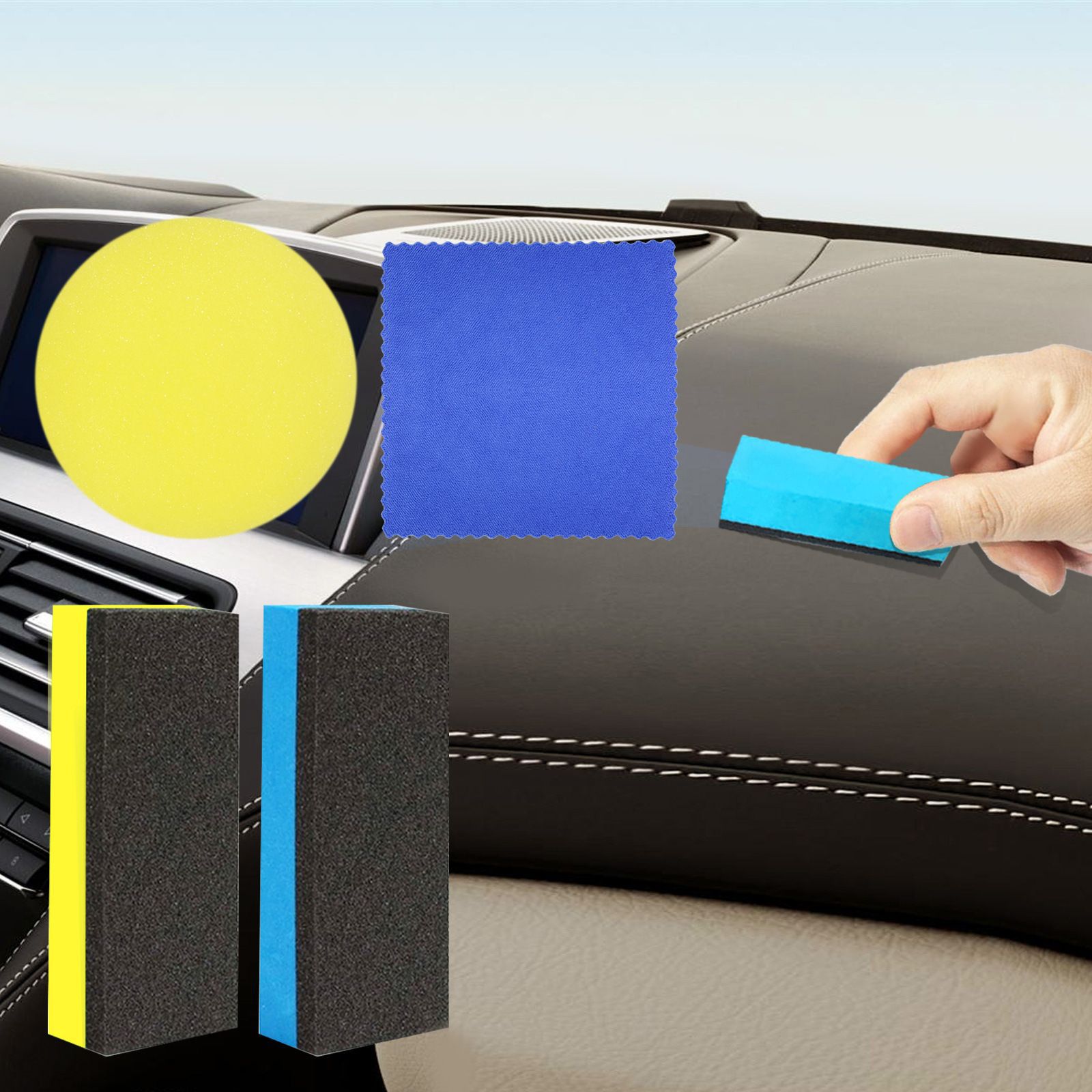 Hygienic sponge metal glass absorbent towel for home use
