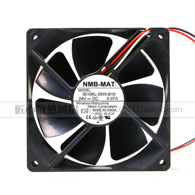 NMB 3610KL-05W-B19/B10 9025 24V 0.07A 9025变频器电焊机风扇