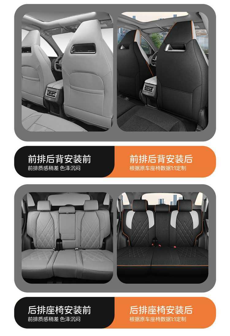 26 Models of Third-Generation Changan Cs75Plus Seat Covers, All-Season Full-Cover Special Seat Covers, Car Seat Cushions, Linen, 24 Models