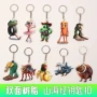 抽象山海经国外双面钥匙扣