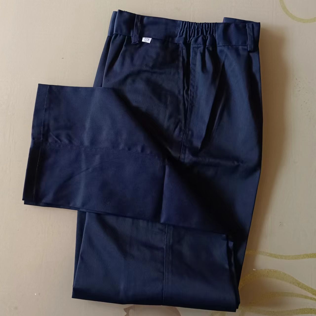 Pantalones de trabajo de algodón puro primavera y otoño grueso fábrica de pantalones de ropa de trabajo resistente al desgaste soldadura suelta pantalones de ropa de trabajo